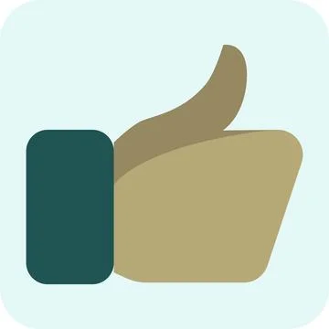 Like flat icon. Stock Illustration