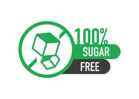 Flat icon with lactose gluten gmo sugar free. Organic signs. Vector illustrat Ilustración de archivo