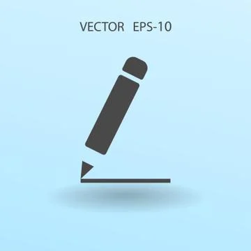 Flat  icon of notes. vector illustration Stock Illustration