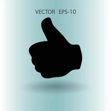 Flat icon of ok. vector illustration Stock Illustration