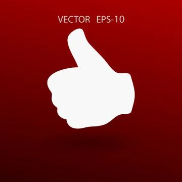 Flat icon of ok. vector illustration Stock Illustration