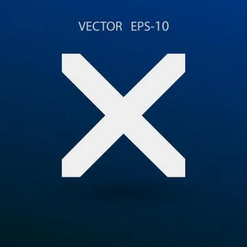 Flat  icon of prohibit. vector illustration Stock Illustration