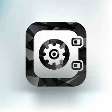 Flat icon safe lock finance bank security protection safety Stock Illustration