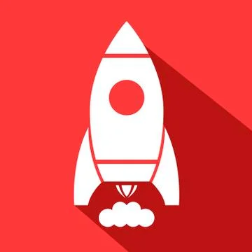 Flat Icon Startup Stock Illustration