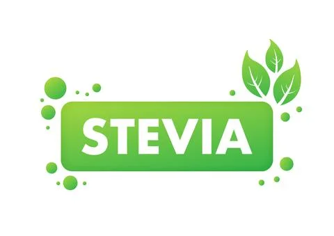 Flat icon stevia on white background. Vector logo. Logo symbol Illustration