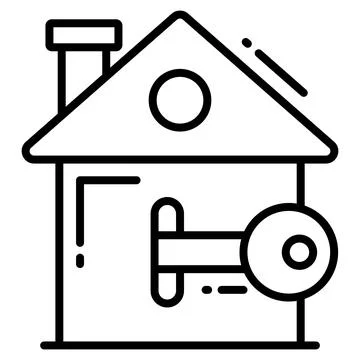 A flat icon style illustration of a presentation with a pie chart on it, perfect Stock Illustration