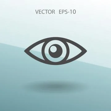 Flat icon of supervision. vector illustration Stock Illustration