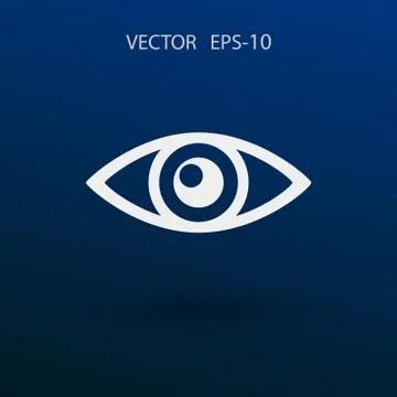 Flat icon of supervision. vector illustration Stock Illustration