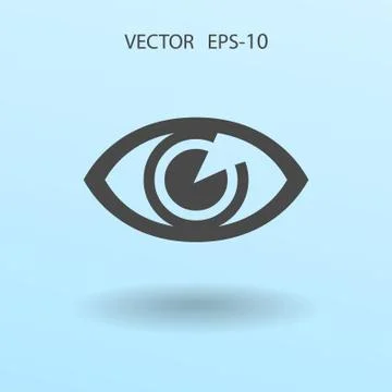 Flat icon of supervision. vector illustration Stock Illustration