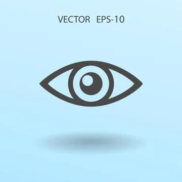 Flat icon of supervision. vector illustration Stock Illustration