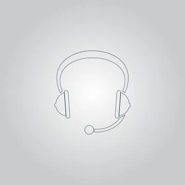 Flat icon of support Stock Illustration