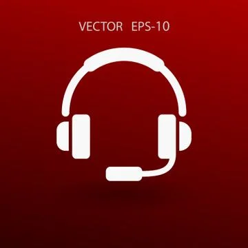 Flat icon of support. vector illustration Stock Illustration