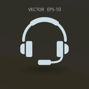 Flat icon of support. vector illustration Stock Illustration