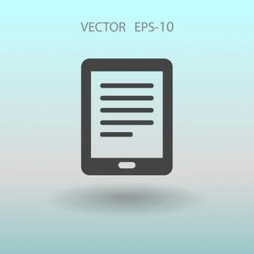 Flat icon of touchpad. vector illustration Stock Illustration