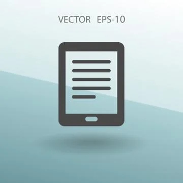 Flat icon of touchpad. vector illustration Stock Illustration