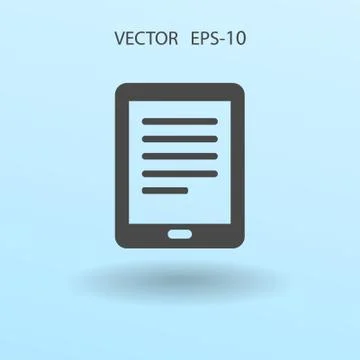 Flat icon of touchpad. vector illustration Stock Illustration