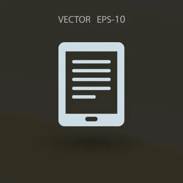 Flat icon of touchpad. vector illustration Stock Illustration