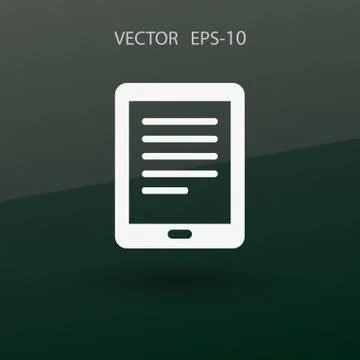 Flat icon of touchpad. vector illustration Stock Illustration