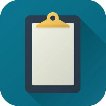 Flat icon of toy tablet Stock Illustration