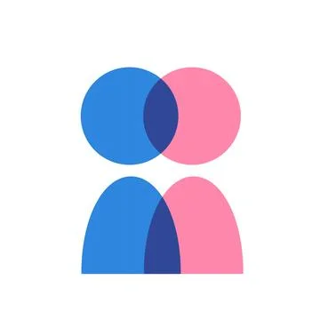 Flat icon transgender Stock Illustration