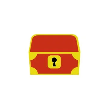 Flat Icon Treasure Element. Vector Illustration 库存插图