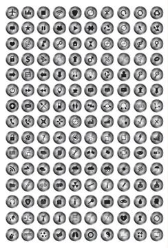 Flat icons Stock Illustration