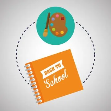 Flat illustration about back to school design, education related Illustrazione stock