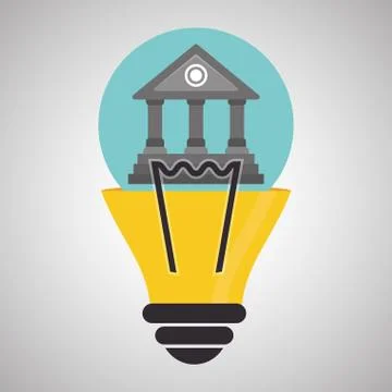 Flat illustration about back to school design Illustrazione stock