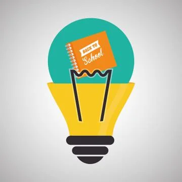 Flat illustration about back to school design 스톡 일러스트