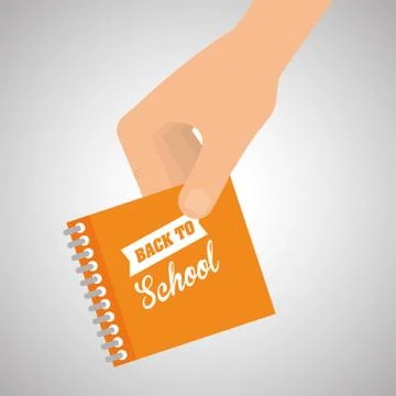 Flat illustration about back to school design 스톡 일러스트