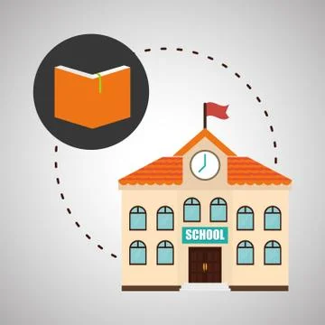 Flat illustration about back to school design 스톡 일러스트