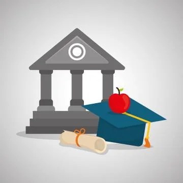 Flat illustration about back to school design Stockillustratie