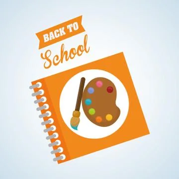 Flat illustration about back to school design, education related, education Stock Illustration