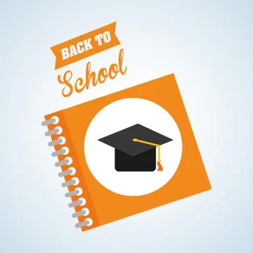 Flat illustration about back to school design, education related, education Stock Illustration