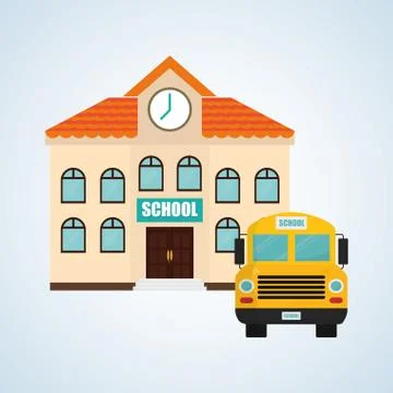 Flat illustration about back to school design, education related, education Stock Illustration