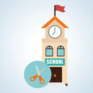Flat illustration about back to school design, education related Illustrazione stock