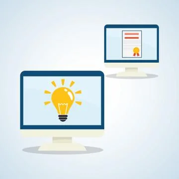 Flat illustration about back to school design, education related 库存插图