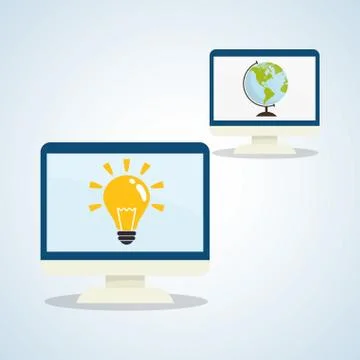 Flat illustration about back to school design, education related 스톡 일러스트