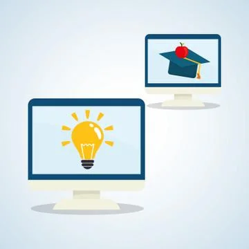 Flat illustration about back to school design, education related Stockillustratie