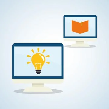 Flat illustration about back to school design, education related Stock Illustration