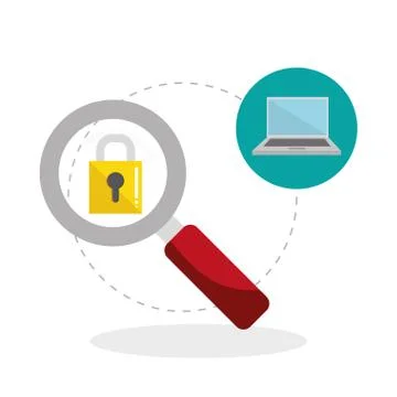 Flat illustration about Security system Illustrazione stock