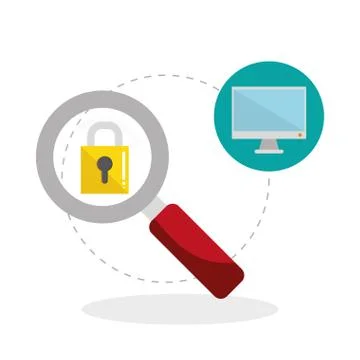 Flat illustration about Security system Illustrazione stock