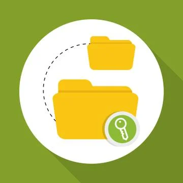 Flat illustration about Security system , vector Illustrazione stock