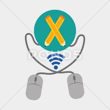 Flat illustration about technology design Stock Illustration