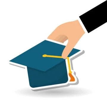 Flat illustration of Back to School design 스톡 일러스트