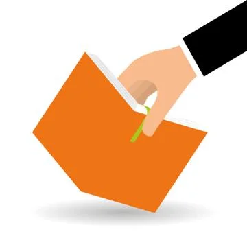 Flat illustration of Back to School design Stockillustratie