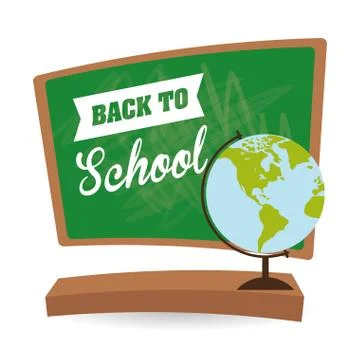 Flat illustration of Back to School design イラスト素材