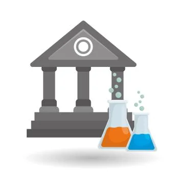 Flat illustration of Back to School design Stockillustratie