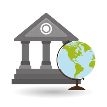 Flat illustration of Back to School design Stock Illustration