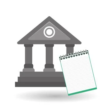 Flat illustration of Back to School design 스톡 일러스트